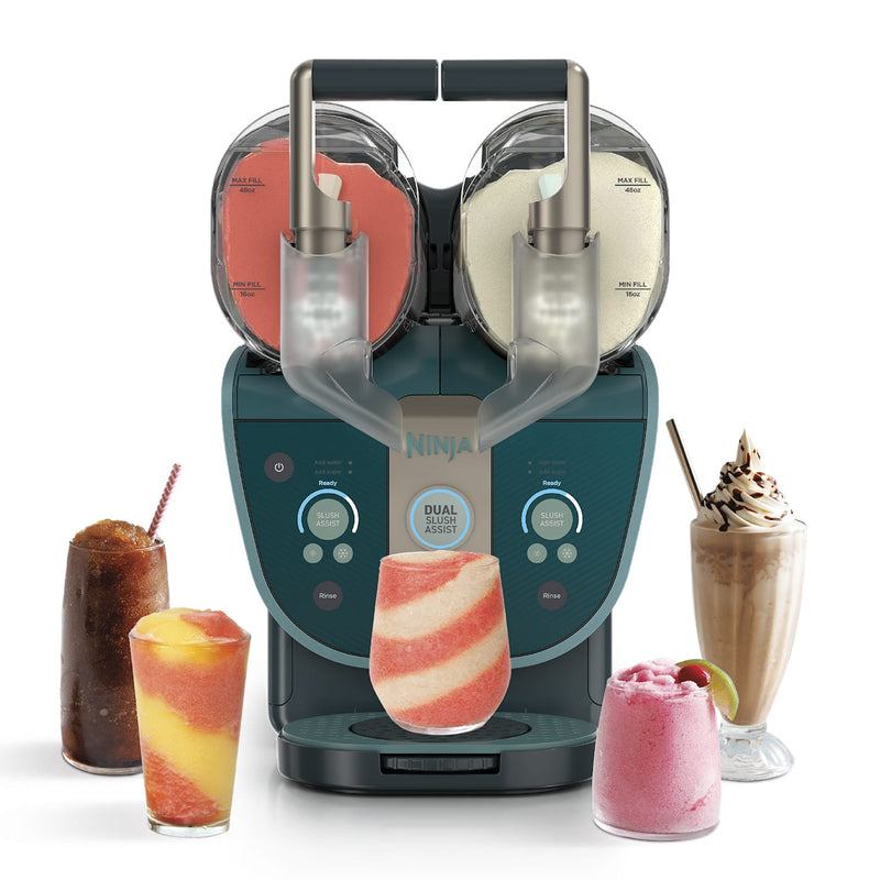 Ninja™ SLUSHi™ Twist Smart Frozen Drink Maker, 144 oz, Blue